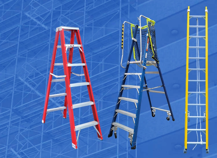 Fiberglass ladder