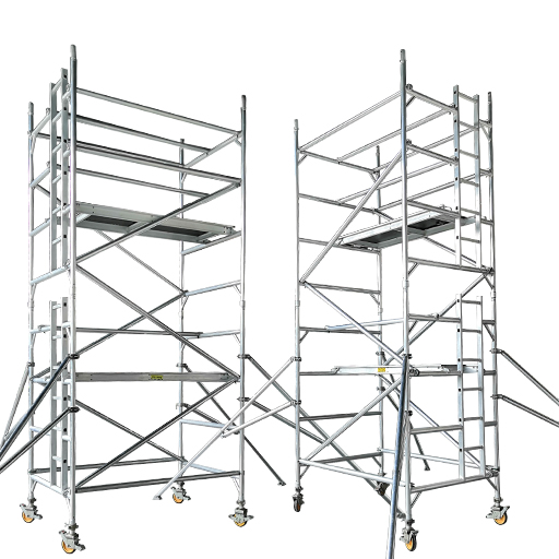 4.0m Single Width Aluminum Scaffold Build in Ladder