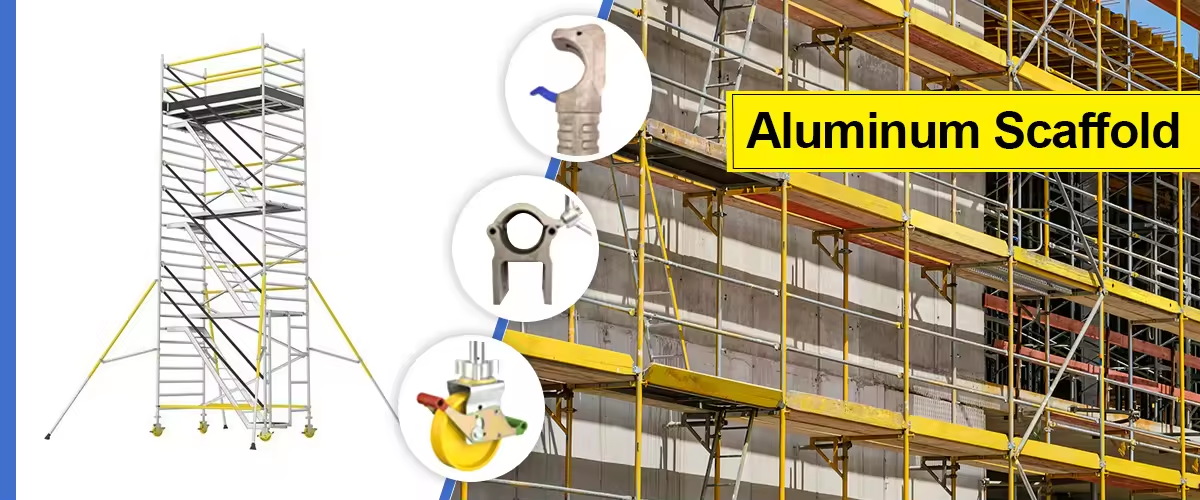 Convenient advantages and fast installation of aluminum scaffolding