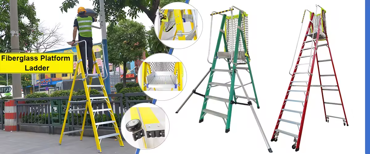 Introduction and safety of FRP platform ladder